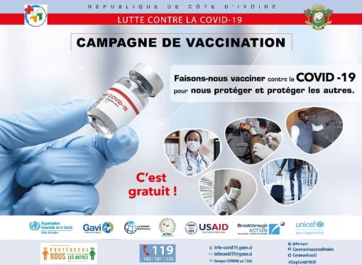 Campagne de vaccination à la CoVid-19 en Côte d’Ivoire débutée le 1er mars – LFCI N°25 du 25/03/2021